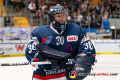 Anthony Peters (Torwart, Iserlohn Roosters) in der Hauptrundenbegegnung der Deutschen Eishockey Liga zwischen dem EHC Red Bull München und den Iserlohn Roosters am 13.10.2019.