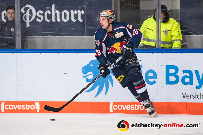 Frank Mauer (EHC Red Bull Muenchen) in der Hauptrundenbegegnung der Deutschen Eishockey Liga zwischen dem EHC Red Bull München und den Iserlohn Roosters am 25.01.2019.