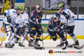 Tobias Eder (EHC Red Bull Muenchen) und Andreas Eder (EHC Red Bull Muenchen) gegen Jake Weidner (Iserlohn Roosters) und weitere Iserlohner Spieler in der Hauptrundenbegegnung der Deutschen Eishockey Liga zwischen dem EHC Red Bull München und den Iserlohn Roosters am 25.01.2019.