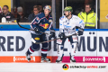 Frank Mauer (EHC Red Bull Muenchen) und Christopher Fischer (Iserlohn Roosters) in der Hauptrundenbegegnung der Deutschen Eishockey Liga zwischen dem EHC Red Bull München und den Iserlohn Roosters am 25.01.2019.