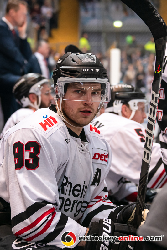 Sebastian Uvira (Koelner Haie) in der Hauptrundenbegegnung der Deutschen Eishockey Liga zwischen dem EHC Red Bull München und den Kölner Haien am 25.10.2019.
