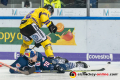 Maximilian Daubner (EHC Red Bull Muenchen) unter Laurin Braun (Krefeld Pinguine) im Spiel Red Bull Muenchen gegen die Krefeld Pinguine am 20.10.2019.Foto: Heike Feiner/Eibner Pressefoto