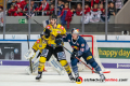 Philip Riefers (Krefeld Pinguine) und Justin Schuetz (EHC Red Bull Muenchen) im Spiel Red Bull Muenchen gegen die Krefeld Pinguine am 20.10.2019.Foto: Heike Feiner/Eibner Pressefoto