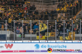 Trotz des großen Rückstands sorgten die Krefelder Fans für gute Stimmung in der Hauptrundenbegegnung der Deutschen Eishockey Liga zwischen dem EHC Red Bull München und den Krefeld Pinguinen am 30.12.2019.