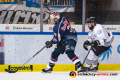 Derek Joslin (EHC Red Bull Muenchen) verfolgt von Brandon Segal (Thomas Sabo Ice Tigers) in der Hauptrundenbegegnung der Deutschen Eishockey Liga zwischen dem EHC Red Bull München und den Thomas Sabo Ice Tigers am 15.02.2019.