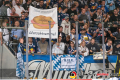 Fanbanner in der Münchner Nordkurve in der Hauptrundenbegegnung der Deutschen Eishockey Liga zwischen dem EHC Red Bull München und den Thomas Sabo Ice tigers am 29.09.2019.