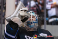 Dustin Strahlmeier (Torwart, Schwenninger Wild Wings) beim Warmup in der Hauptrundenbegegnung der Deutschen Eishockey Liga zwischen dem EHC Red Bull München und den Schwenninger Wild Wings am 04.01.2019.