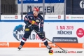 John Mitchell (EHC Red Bull Muenchen) in der Hauptrundenbegegnung der Deutschen Eishockey Liga zwischen dem EHC Red Bull München und den Schwenninger Wild Wings am 18.10.2018.