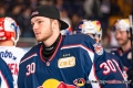 Backup-Goalie Daniel Fiessinger (Torwart, EHC Red Bull Muenchen) nach der Hauptrundenbegegnung der Deutschen Eishockey Liga zwischen dem EHC Red Bull München und den Schwenninger Wild Wings am 18.10.2018.