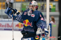 Kevin Reich (Torwart, EHC Red Bull Muenchen) Kevin Reich (Torwart, EHC Red Bull Muenchen) beim Warmup in der Hauptrundenbegegnung der Deutschen Eishockey Liga zwischen dem EHC Red Bull München und den Grizzlys Wolfsburg am 11.10.2019.