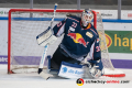 Danny aus den Birken (Torwart, EHC Red Bull Muenchen) nach dem Gegentreffer zum 0:3 in der 5. Viertelfinalbegegnung in den Playoffs der Deutschen Eishockey Liga zwischen dem EHC Red Bull München und den Eisbären Berlin am 24.03.2019.